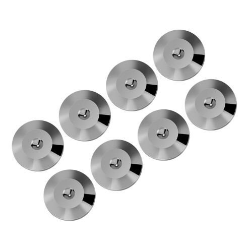8 Pcs 25x4mm Copper Speaker Isolation Feet Mat 1