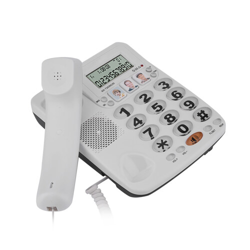 2-line Corded Phone Speakerphone Speed Dial Caller ID 1