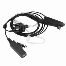 4ft Radiation Proof Walkie Talkie Earpiece PTT Acoustic Tube