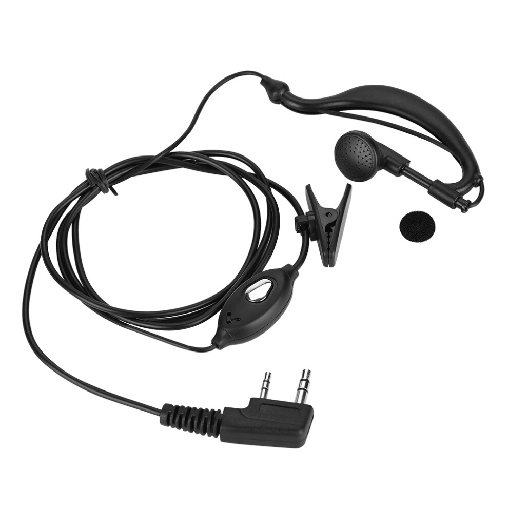 2Pin Earpiece PTT Walkie Talkie Headset EAr hook for Two way Radio-image-OPC-PKYWTGY-NEW