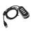 RJ9 to USB Audio Headphone Conversion Cable with Control Box 4