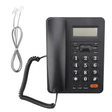 Wired Landline Phone with Caller ID and Redial