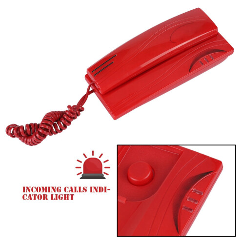 Mini Wall Mounted Landline Wired Telephone 2