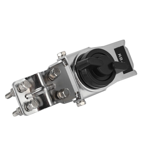 Vehicle Antenna Mount Bracket Silver Adjustable