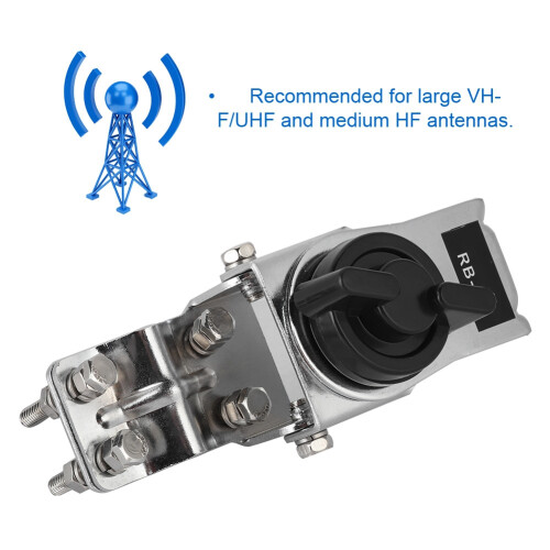 Vehicle Antenna Mount Bracket Silver Adjustable 1