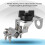 Vehicle Antenna Mount Bracket Silver Adjustable 5