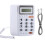 Desktop Corded Telephone Caller ID Speakerphone White 1