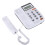 Desktop Corded Telephone Caller ID Speakerphone White 2