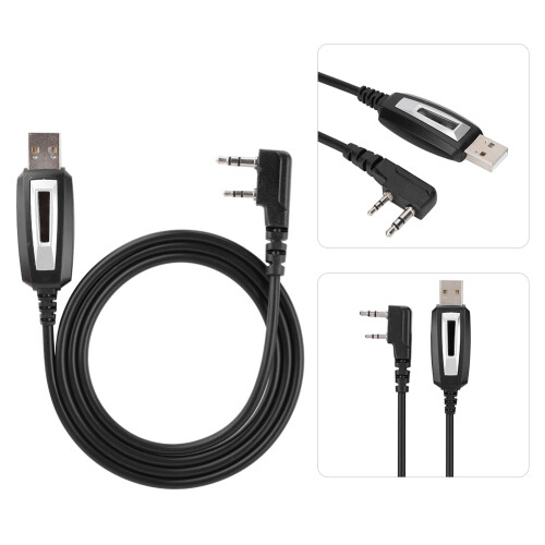 Walkie Talkie Programming Cable for Baofeng GT-3 UV-82 BF-888s 2