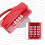 Wall Mount Landline Phone No Caller ID (Red) 4