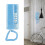 Wall Mount Landline Phone No Caller ID (Blue) 5