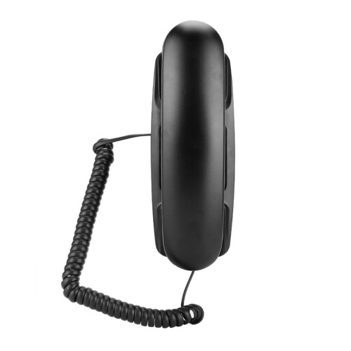 Wall Mount Landline Phone No Caller ID Black 2