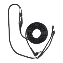 Braided Headphone Wire for se215 se425 se535 se846 ue900 Black No Mic