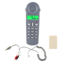 C019 Wired Phone Line Tester Lineman Butt Check Cable Tool Blue Grey
