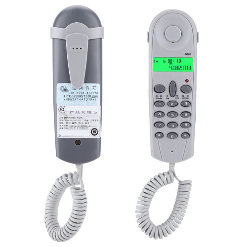 C019 Wired Phone Line Tester Lineman Butt Cable Tool Grey White 1