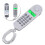 C019 Wired Phone Line Tester Lineman Butt Cable Tool Grey White 3