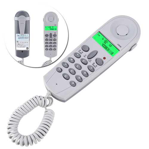 C019 Wired Phone Line Tester Lineman Butt Cable Tool Grey White 2