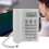Handsfree Phone Caller ID Beige White 5