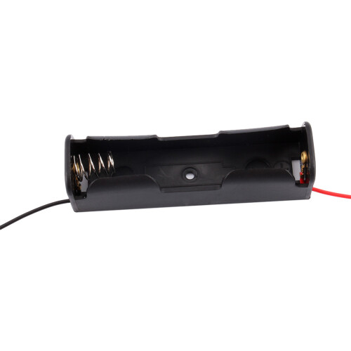 Plastic Battery Holder Case for 18650 Rechargeable with Wire Lead