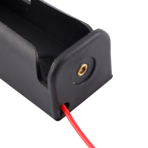 Plastic Battery Holder Case for 18650 Rechargeable with Wire Lead 2