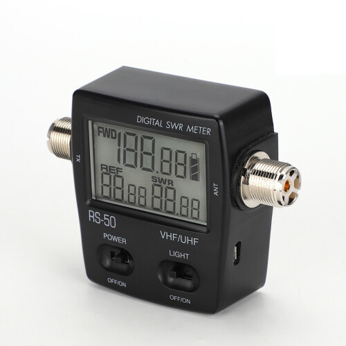 RS50 Portable LED Digital SWR Watt Meter Backlight 2