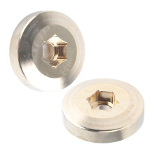 2 Stück Messing-Radvonusstifte für RC-Crawler 1,9/2,2 Zoll, Gold, 36 mm