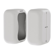 Soft Silicone Tissue Holder For Living Room Or Bedroom, Napkin Dispenser, Paper Towel Container, White