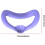 Silicone Interface Lightproof Mask Face Cushion Meta Quest 3 Compatible, Sweatproof, Washable Replacement Pad, Purple 4