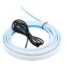 Hood Light Strip Waterproof Exterior Hood Lights For Trucks And Cars, Under-Hood Grille Trunk Decoration, Ice Blue