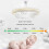 E27 Mini Modern Ceiling Fans With Lights, 3-Speed Remote Control, Dimmable LED Lamp, 30cm White 2