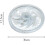 E27 Mini Modern Ceiling Fans With Lights, 3-Speed Remote Control, Dimmable LED Lamp, 30cm White 4