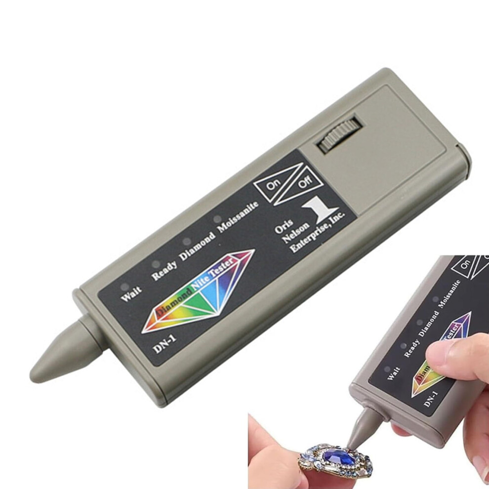 Moissanite Diamond Tester Pen, High-Accuracy Handheld Jewelry Tool With Sensitive Probe For Diamond And Moissanite 9084446316377