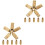 20 Pcs Misting Nozzle Atomizing Spray Mister Head Metal Replacement 5