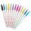 100Pcs Disposable Mascara Brushes Crystal Rod Applicator (Yellow) 10