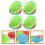 12Pcs Reusable Round Fruit Baskets For Kitchen Bread Chips Food 5