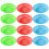 12Pcs Reusable Round Fruit Baskets For Kitchen Bread Chips Food 9