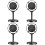 4Pcs Retro Condenser Microphone Vintage Model 7