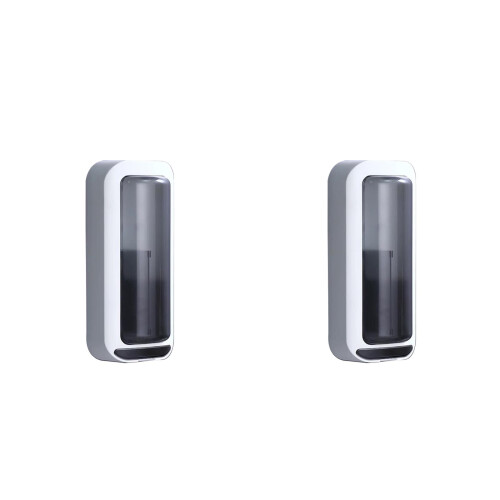 2Pcs Wall Mount Utensil Organizer With Chopstick Drain And Rotatable Design 2