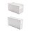2Pcs Cabinet Storage Boxes Plastic Tableware Holder Kitchen Organizer 6