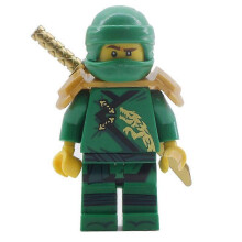 (B5) NINJAGO Legacy Mini Figure - Ninja Lloyd with Sword (Golden Ninja) 71781