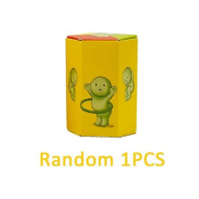(C-1p random) Smiski Blindbox Sndagsserie Yoga Fitnessserie Minifigur Noctilucent Dekoration Docka Sovrum Toalett