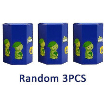 (D-3p random) Smiski Blindbox Sndagsserie Yoga Fitnessserie Minifigur Noctilucent Dekoration Docka Sovrum Toalett