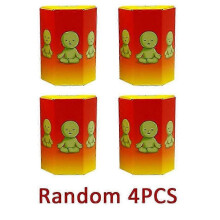 (B-4p random) Smiski Blindbox Sndagsserie Yoga Fitnessserie Minifigur Noctilucent Dekoration Docka Sovrum Toalett