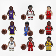 2025 9 pieces all stars mini figures set sports collectible toys basketball players