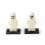 (B, White) Halloween Series Building Blocks Luminous Smiling Ghost Model Action Figures 5