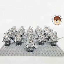 (Preston Greenfield - Silver) 21 X Lord of the Rings Dewarf Gondor Rohan Minifigures Toy 25-26s
