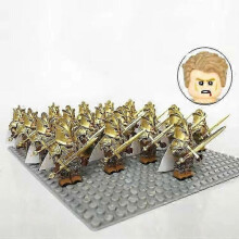 (Sir Mandenmoor - Gold) 21 X Lord of the Rings Dewarf Gondor Rohan Minifigures Toy 25-26s