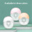 2PCS Wearable Electric Breast Pump with LED Display 210ml, 4 Modes 6