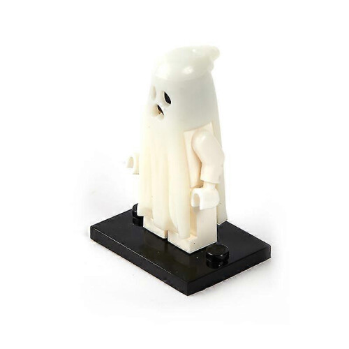 (1 Pcs, A) Halloween Series Building Blocks Luminous Smiling Ghost Model Action Figures 1