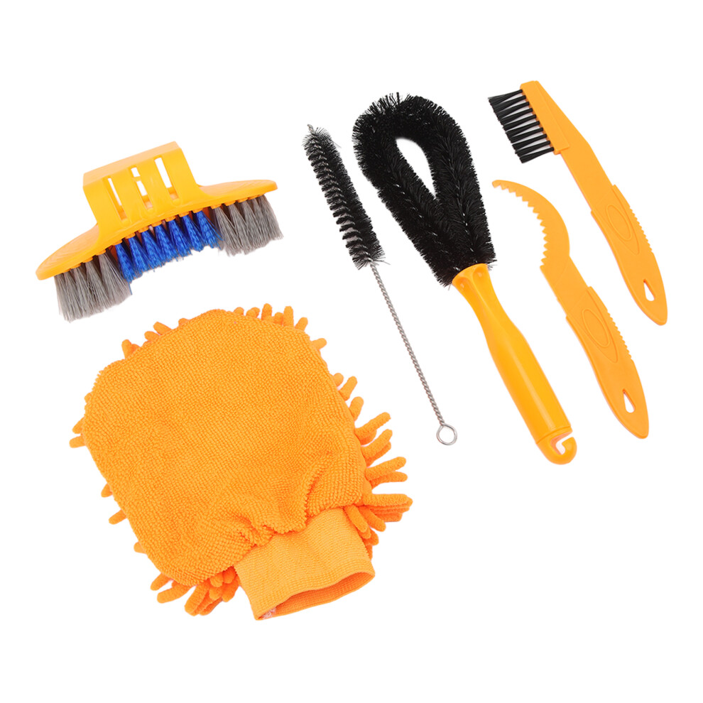Bike Cleaning Tools Set Nylon Bike Chain Sprocket Corner Brush Kit for Mountain Road Bike Maintenance-image-OPC-PKYXKJS-NEW